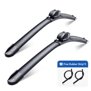 【FREE Rubber Strip】Japanese Car-Specific Noise-Reducing Wipers Clean with no water stains - Advanced Segmented Tapes for Quiet All-Season Driving, Easy Installation