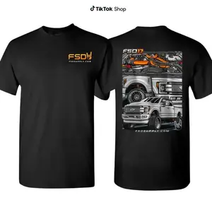 FSD Supply Diesel Truck Graphic Tee| American Torque Truck Modders Casual T-Shirt
