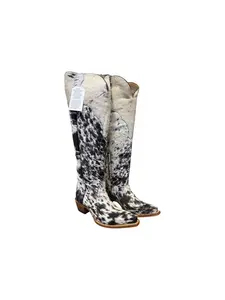 Bota Alta Ironranch Vaca Pinta Picuda Pelo
