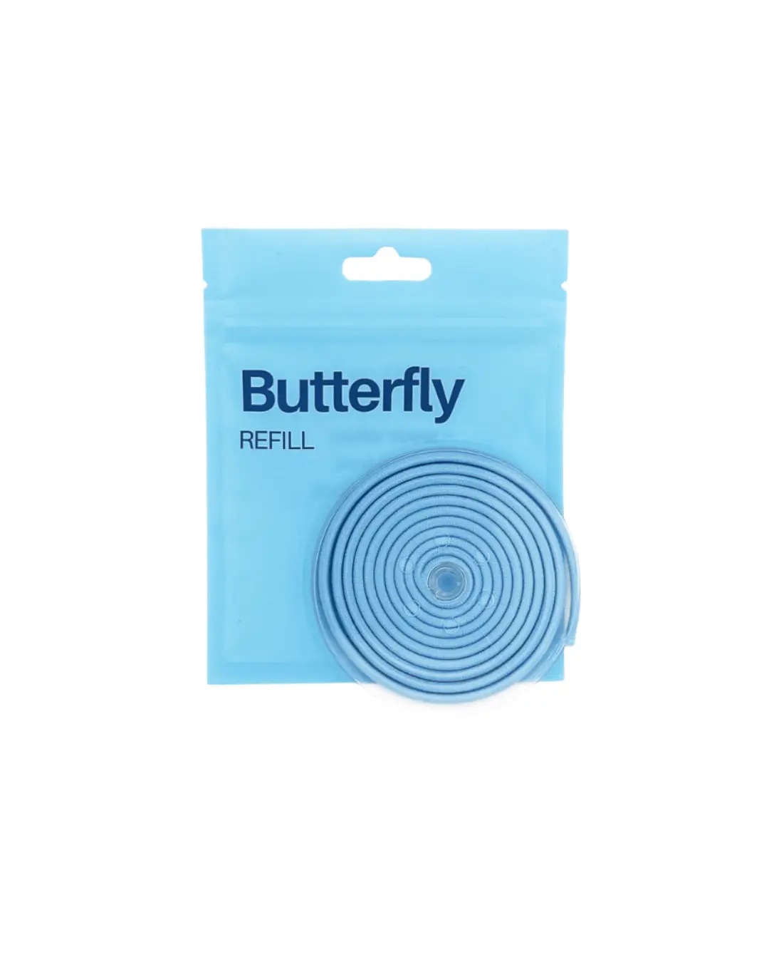 TIY Butterfly Refill - 51 Inches Light Blue Customizable Hair Tie for Any Hair Type - 13x Stronger & 2x Stretchier Than Regular Hair Ties