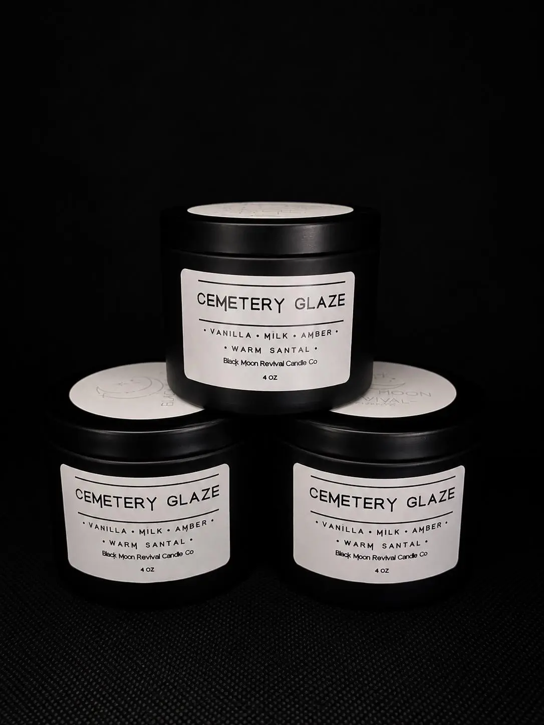 Cemetery Glaze Candle
