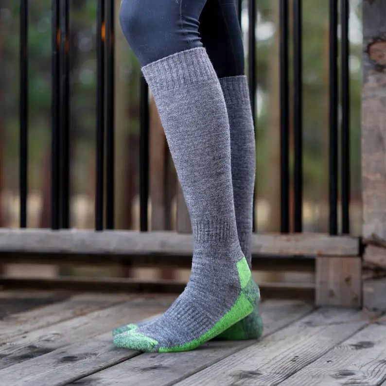 Alpaca compression socks