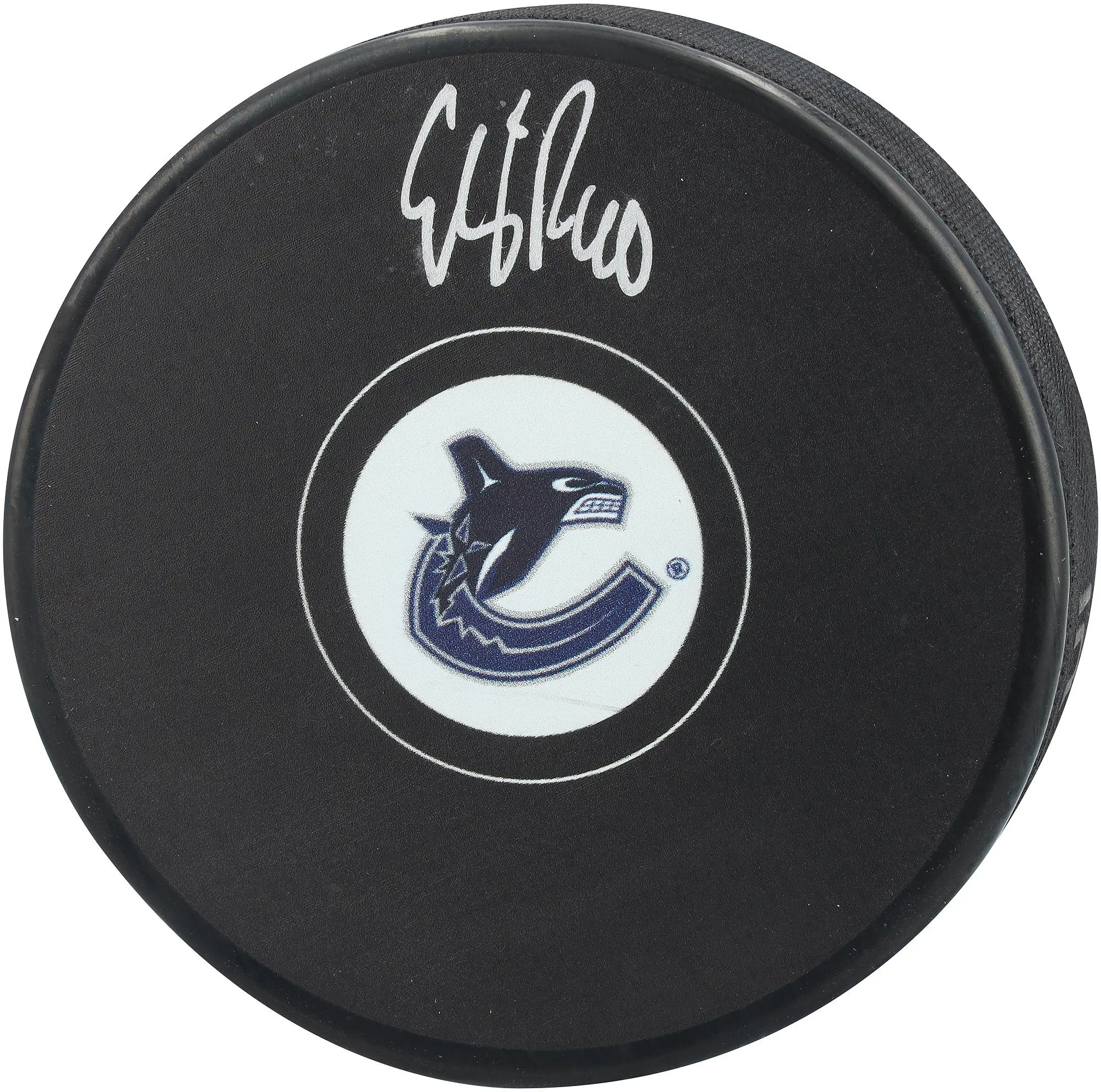 Elias Pettersson Vancouver Canucks Autographed Hockey Puck - Fanatics Authentic Certified