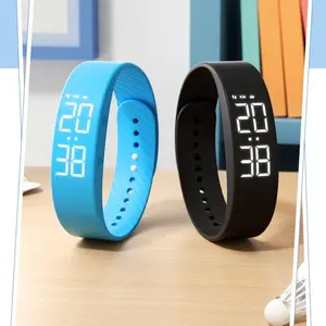 All-Day 3D Digital Sports Step Timer Watch, USB Rechargeable Long Battery Life, Silent Vibration Alarm, Silicone Comfort Strap, Perfect Gift, Mother's Day, Valentine's Day, Birthdays
