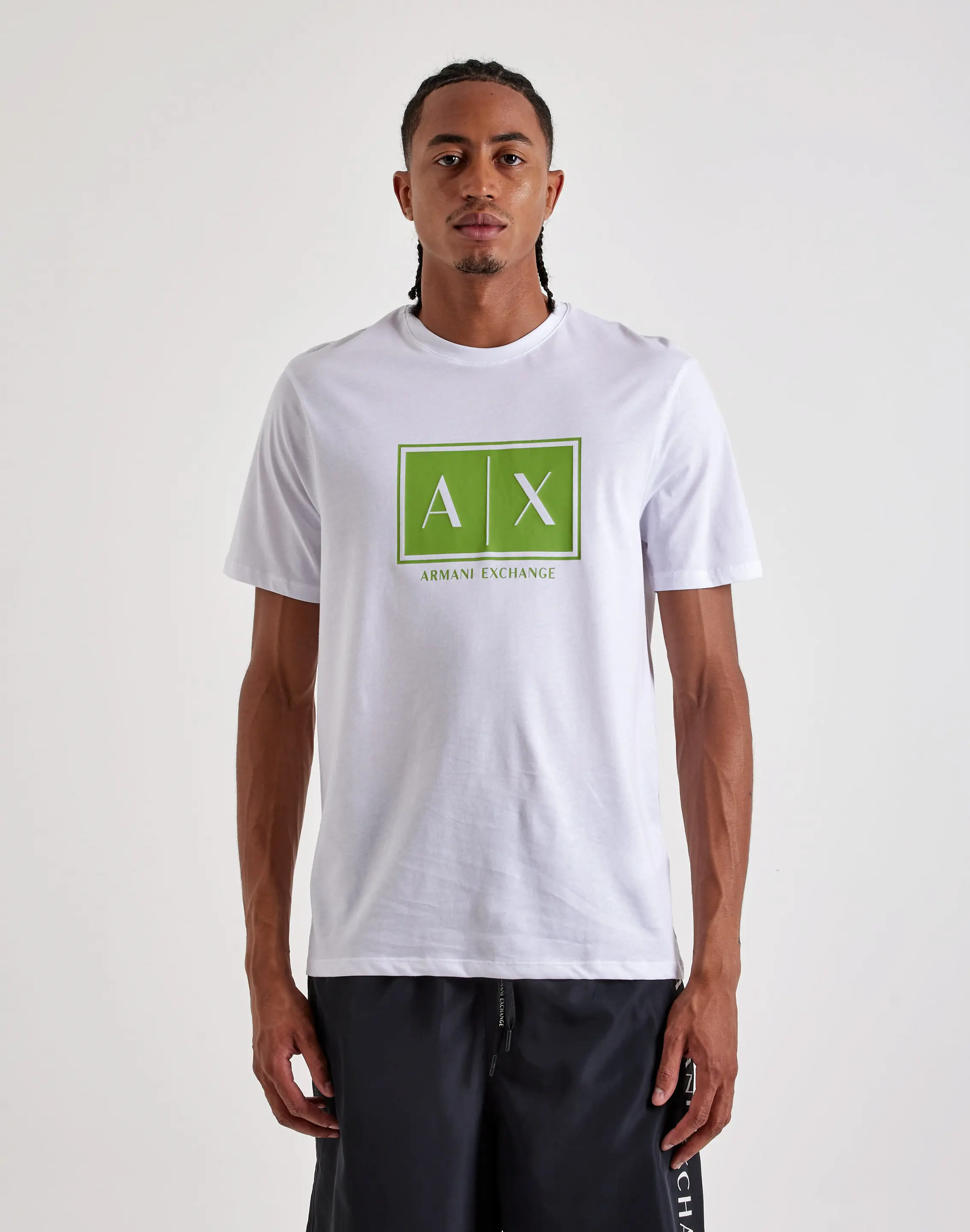 Mens Armani Exchange Box Logo Tee