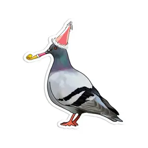 Party Pigeon Sticker