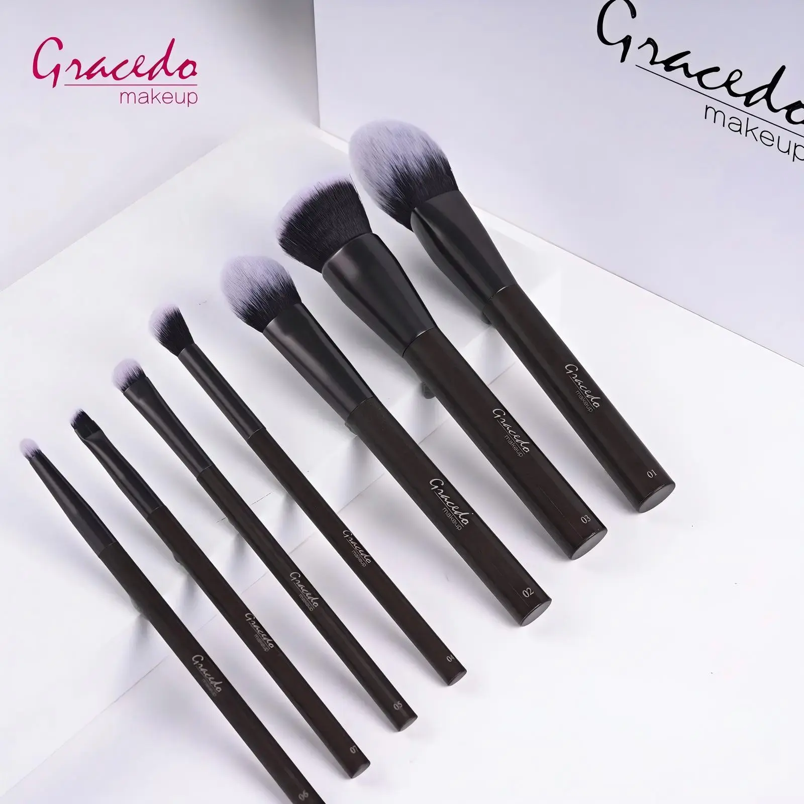 Eco-Chic 7PC Coffee Grounds Makeup Brush Set – Professional Foundation, Blush & Eyeshadow Brushes, Soft Cruelty-Free Fibers, Ergonomic Sustainable Design