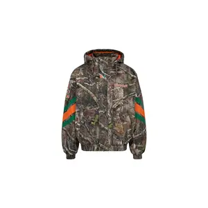 Mitchell & Ness® NCAA Hooded Stadium Jacket "University of Miami" SU790