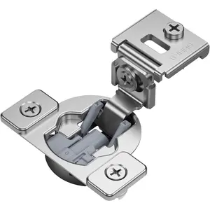 Hinges 2 Pack 1 1/4'' Overlay Soft Close Hinges for Kitchen Cabinets - Stainless Steel, Anti-Rust, Self Closing Concealed Hinges, Installation Instruction and Screws Included