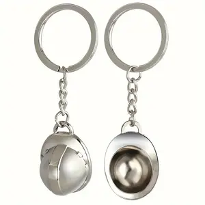 Mini Helmet Keychain, Simulation Design, Perfect Small Gift & Bag Accessory, Durable Material, Ideal for Daily Use