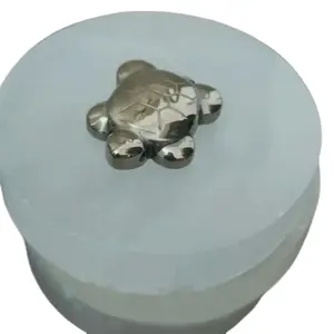 Citrine Quartz Wands Pyrite Crystal Turtle Figure - Decor Ornaments for Protection Prosperity & Perseverance Pocket Size Talisman 3cm Stone Carved Symbol of Longevity Stability and Wisdom Natural Clear Unisex Gemstone