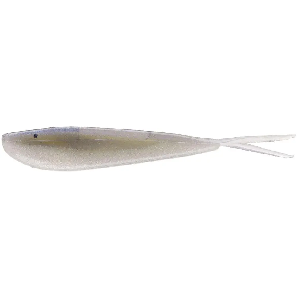 3 Inch Min-O Shape Swimbait, Scent-Infused Soft Plastic Lure with Split Tail and Vertical Taper for FFS Angling, Fishing Accessories, Pack of 10