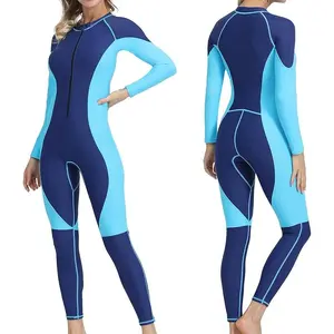Dive Skin for Women Men Snorkel Suit Full Body Swimsuit Quick Dry Thin Diving Suit UV Protection Rash Guard Long Sleeve Swimwear Swimming Kayaking Snorkeling Gear