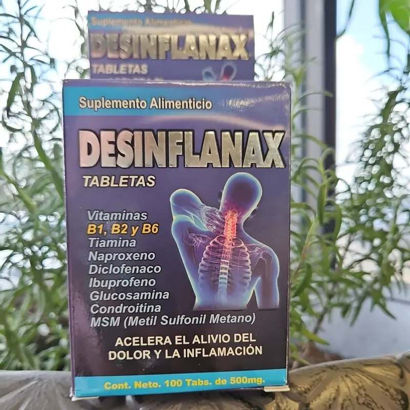 Desinflanax suplemento alimenticio Healthcare Supplement Dietary Optimum Natural