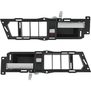 KQQIO Chrome Lever Front Door Handle Pair for 1988-1994 Chevy/GMC C/K Pickup GM1353105 GM1352105 Left & Right Side Replacement - Organiser