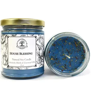 House Blessing Soy Candle for Protection & Good Fortune