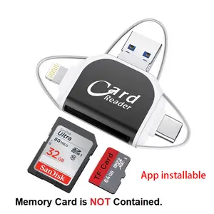 MOSTY 3in1 SD Card Reader photostick flashdrive for iPhone, iPad, Macbook Pro/Air USB-C, Micro USB, Lightning, USB3.1/2.0, Supports SD/TF/MicroSD Card #TikTokShopBlackFriday