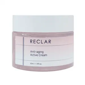 RECLAR Anti-Aging Active Cream 50ml - Korean Skincare, Brightening, Hyaluronic Acid, Niacinamide, Rose Water