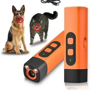 Rechargeable Ultrasonic Dog Deterrent, Safe Sound Frequency Emitter, Anti-Barking Device, Professional Dog Training Tool, 1 Pack