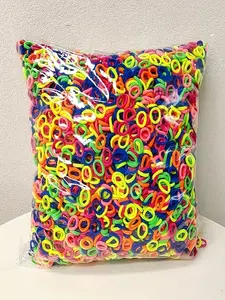 900pcs Girls' basic colorful nylon elastic hair ties, Scrunchies For Hair, ponytail holders, fashionable hair accessories for women.
