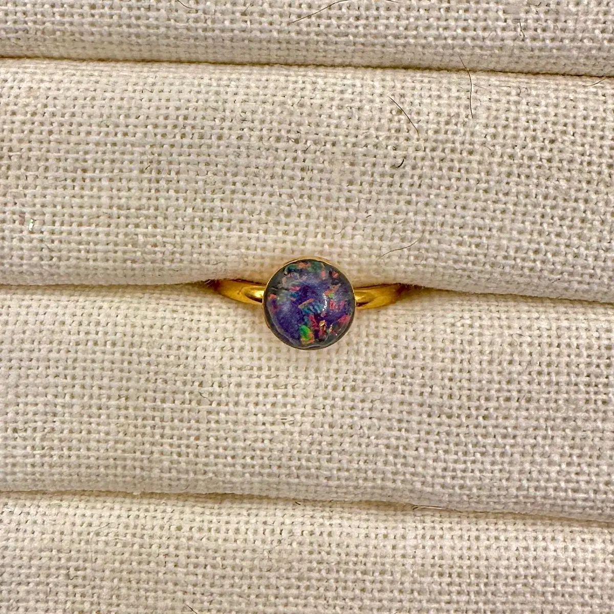 Glow-in-the-Dark Customizable Pet Cremation Ashes Ring