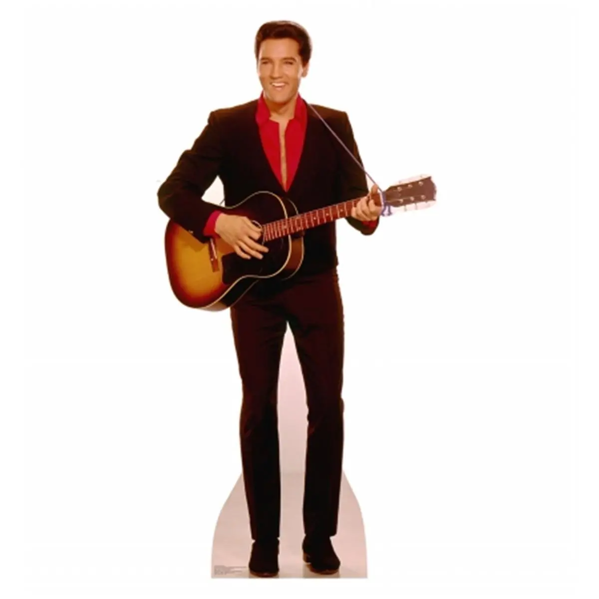 Advanced Graphics 1353 Elvis with Guitar Decorative Cardboard Cutout, 73x36 in Music-Themed Party Decor, Celebrity Collectible Home Accent, Celebrities, Collectibles