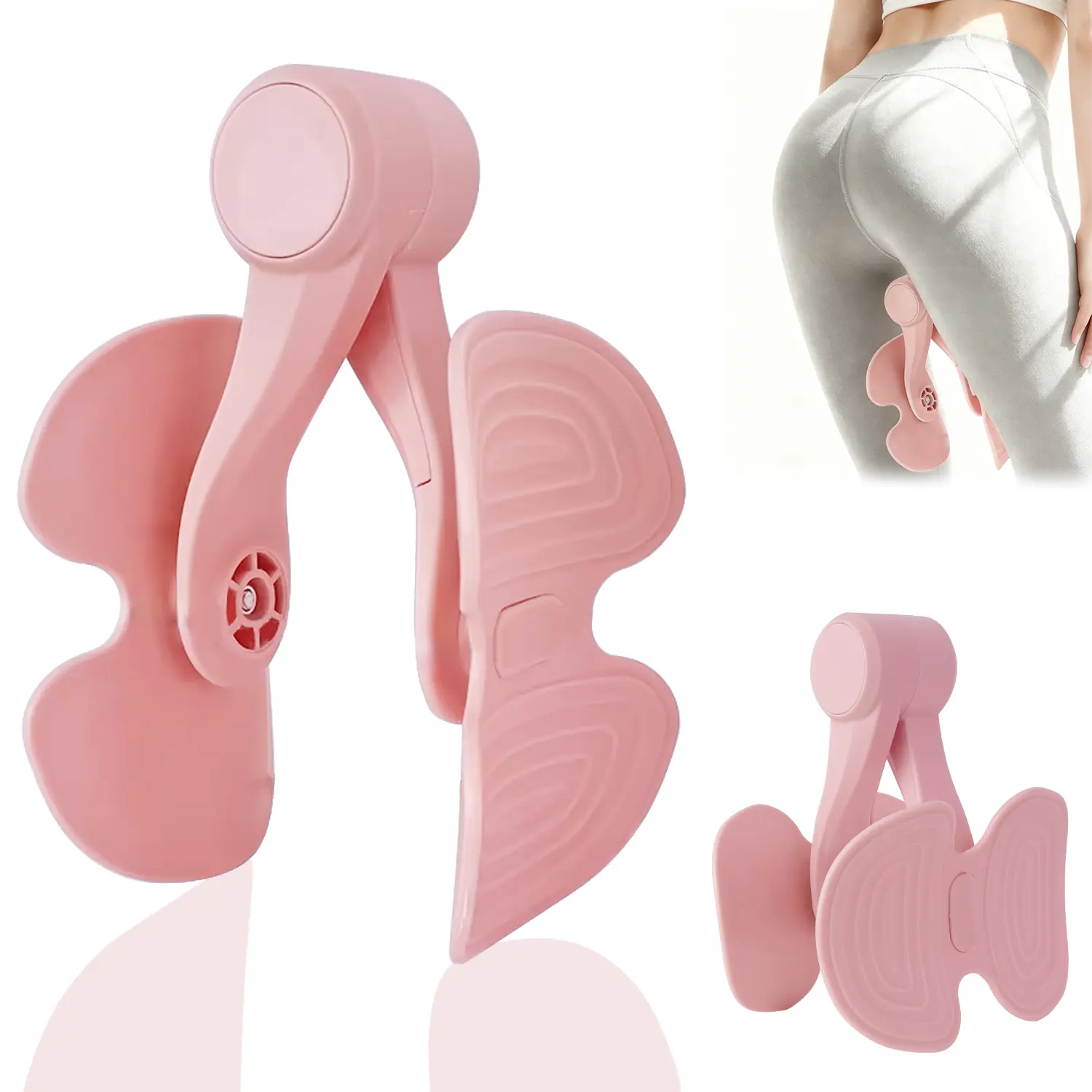 Thigh Toner & Leg Exerciser in Compact Form, Durable Unisex Equipment for Multi-Muscle Home Workouts, Strength Training for Arms & Glutes