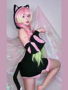 KORURACLUB Cute Tabby Cat Cosplay Outfit – Adorable Feline Themed Costume for Parties & Events