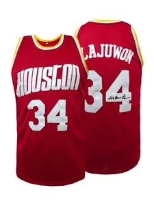 High-Quality Breathable Basketball Vest, HOUSTON Basketball Jersey,Loose-Fitting Sleeveless Letter Embroidered Tank Top, Casual Unisex Sportswear, Sports Tops for All Seasons