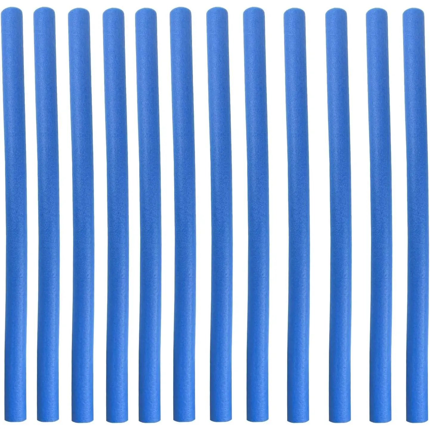 Trampoline Pole Foam Sleeves 1''/28mm Diameter Foam Covers Each 35.4'' Length 2 Pcs Fit Together 6 Feet Length Safety Pole Cover Set of 12 Blue