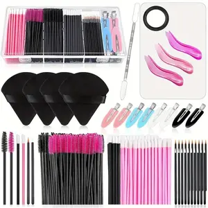 Professional Makeup Tool Set with Storage Box, 235pcs/set Multi-use Makeup Kit for Facial Detailing & Blending, Portable Makeup Accessories for Women, Makeup Container Set, Portable Makeup Tools