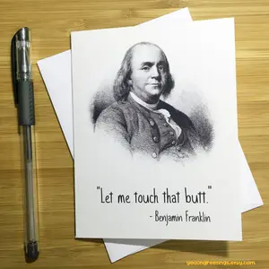 Naughty Card, Funny Love Card, Sexy Card, Anniversary Card, Love Greeting Cards, Greeting Card, Romantic Card, For Husband - Touch my Butt