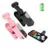 2026 Upgraded Unisex Hands-Free Auto-Tap Cellphone & Tablet Accessory, Rechargeable Wireless Clicking Tool with Built-In Battery & LED Screen, for iOS/Android, Reward Tasks, Festive Party Bag Gift Accessory