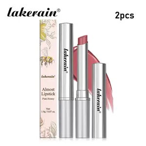 Honey Lipstick Set, 2 pcs Moisturizing Lipstick, Glow Hydrating Lip Balm, Glossy Lip Glaze Stick, Plumping Lip Oil Lip Stick for Girls& Women, Hydrating Lipgloss