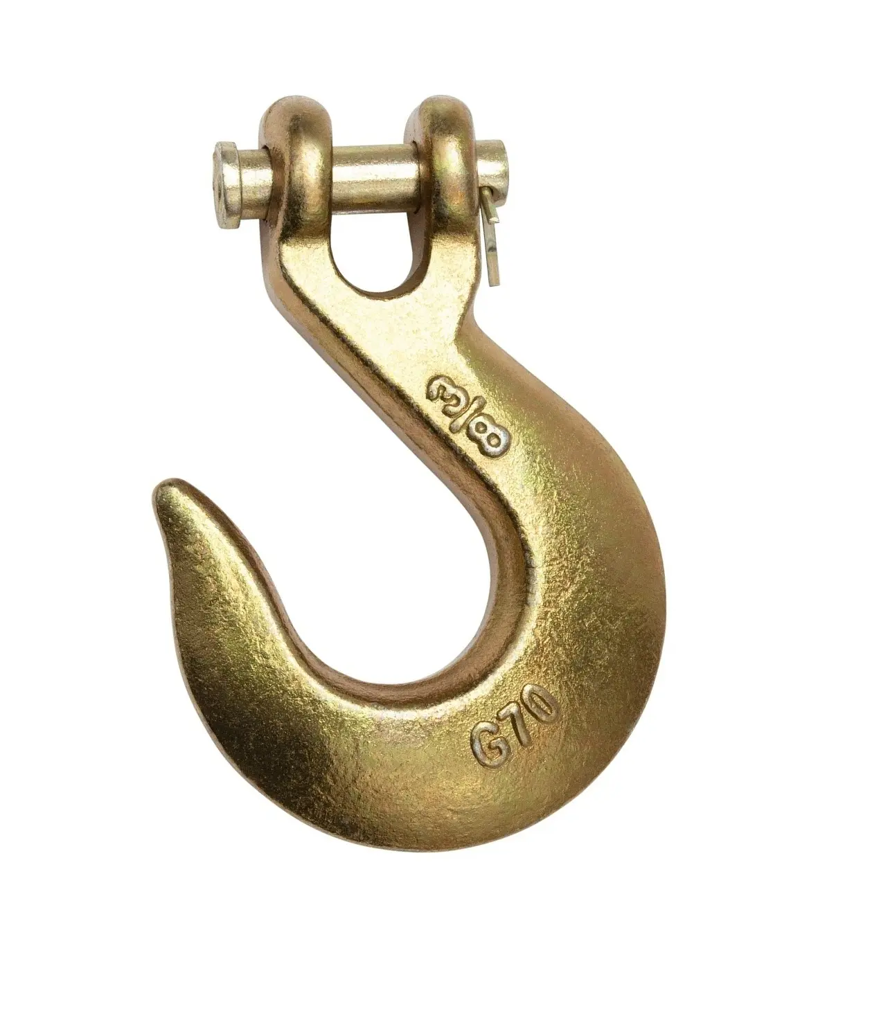 Mytee Products 3/8" Clevis Slip Hook - 6,600 LBS WLL Heavy Duty Grade 70 Tow Chain Hook for Truck Trailer Tie Down