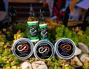 Holiday Radiance Bundle – Peppermint Bark, Pumpkin Spice, Vanilla Bean + Hair Growth Oils (2 oz & 4 oz)