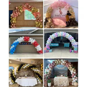 21ft Balloon Arch Stand Kit Free Combination Width Height 10ft x 7.5ft Easy Assemble Disassemble No Balloons Included