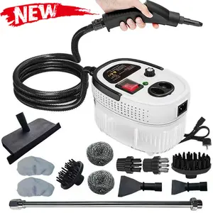 Upgrade New Handheld Pressurized Steam Cleaner Tool With 12 Accessory,Safety Lock,Portable Steam Cleaning Machine, All Natural Steam Cleaner For Home, Upholstery, Car,Carpet, Kitchen And More,Quick Heating,High-Temperature Disinfection Compact