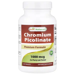Best Naturals Chromium Picolinate, 1,000 mcg, 240 Tablets