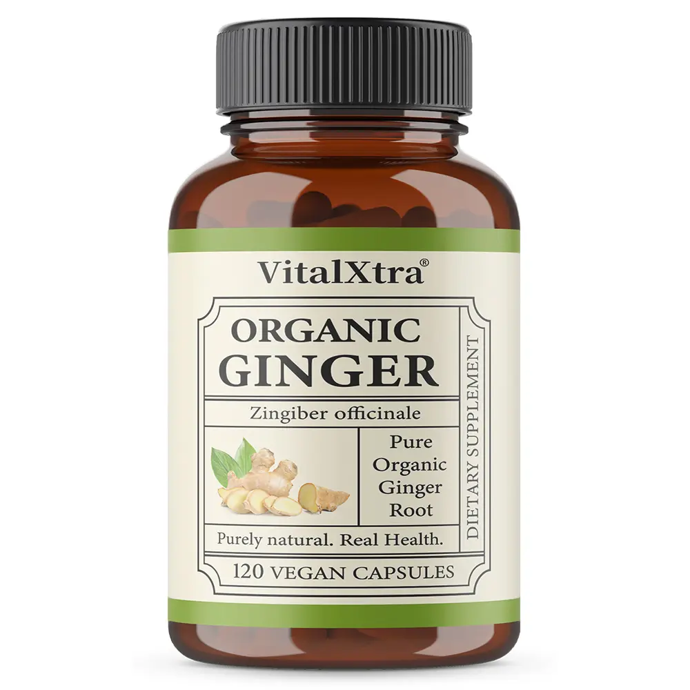 Ginger Health Supplement – ​​Supports digestive and Immune Health (120 Capsules)