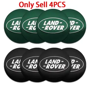 4PCS 56mm Car Wheel Hub Center Cap Emblem Stickers For Land Rover Defender Discovery 3 4 5 Range Rover L322 L405 Freelander Evoque SV SVR Velar Car Decals Sticker for Cars