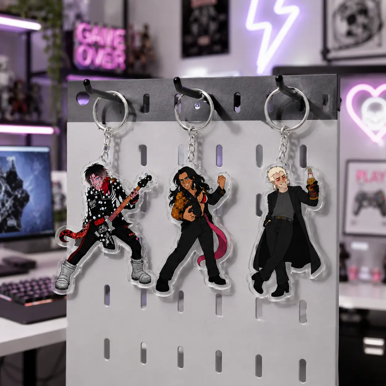 The Lost Boys double-sided acrylic keychains