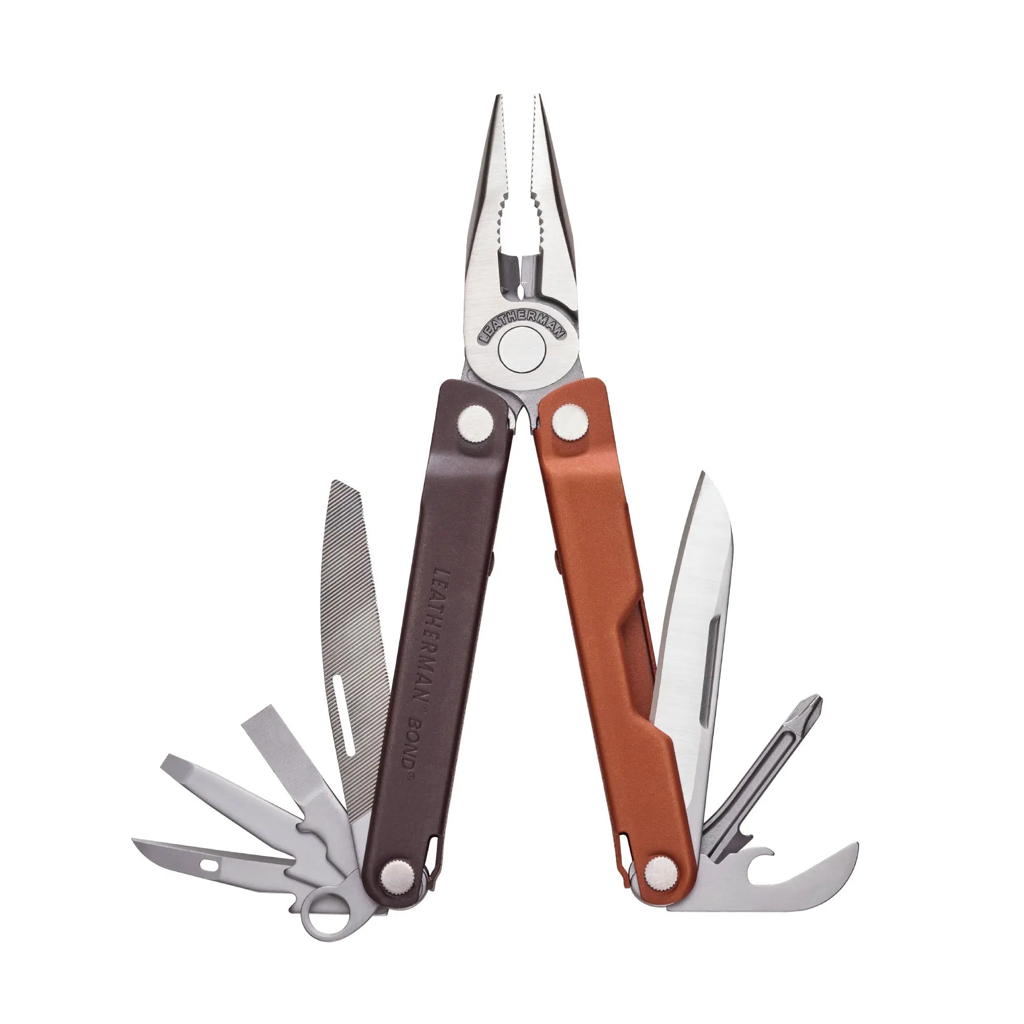 Leatherman Bond 14-in-1 Lightweight Multi-Tool - 420HC Blade, Contoured Handles - EDC Gear for DIY Maintenance, Dad Gadgets, Dad Can Fix It DIY Gadget Tool