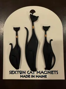Sexton Cat Magnets