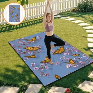 Professional Anti-Slip Yoga Mat, Thick Cushioned Quiet Home Exercise Pad, High-Quality Design for Yoga Pilates Fitness Training