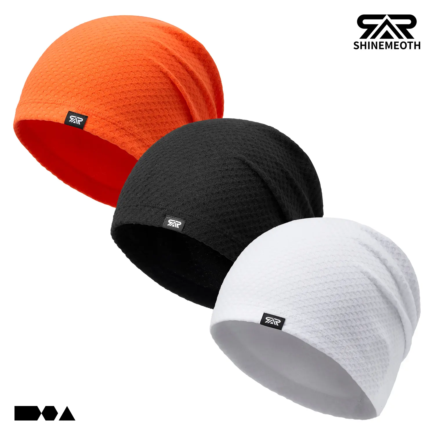 SHINENEOTH 2/3 pcs Skull Cap High elasticity Sports High-Stretch Unisex Hat Cycling Cap Running Beanie Sweat-wicking Windproof Outdoor Comfortable Sleep activities all seasons