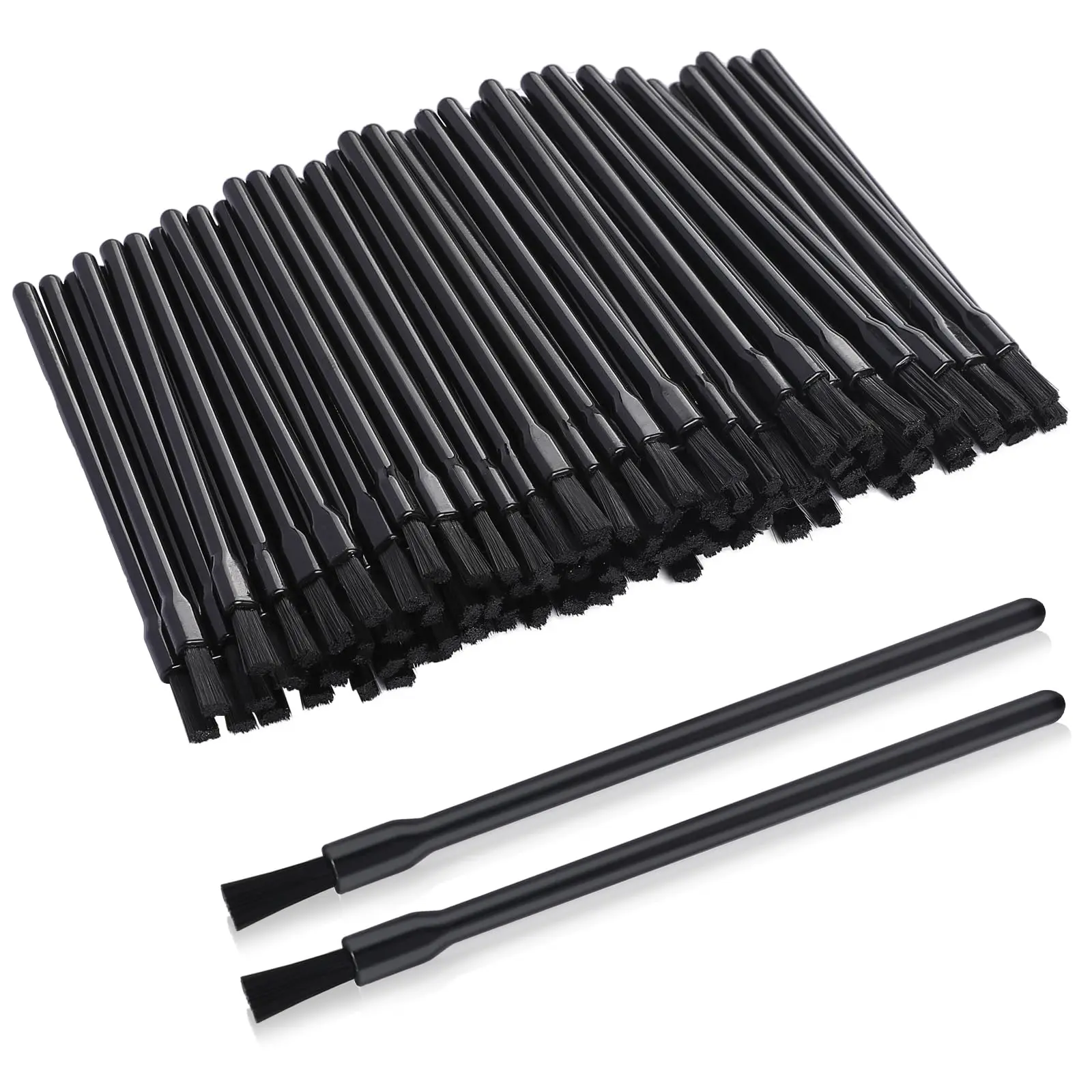 100 Pcs Lip Brushes Disposable Nail Polish Brushes Disposable Lip Brushes Lip Wand Disposable Applicators Lipstick Lip Gloss Wands Nail Polish Brush Multifunctional Makeup Brushes for Women