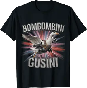 Bombombini Gusini Funny Italian Brainrot Meme Bootleg T-Shirt - Lydiagarcia Shop 38B0F31KPPZP