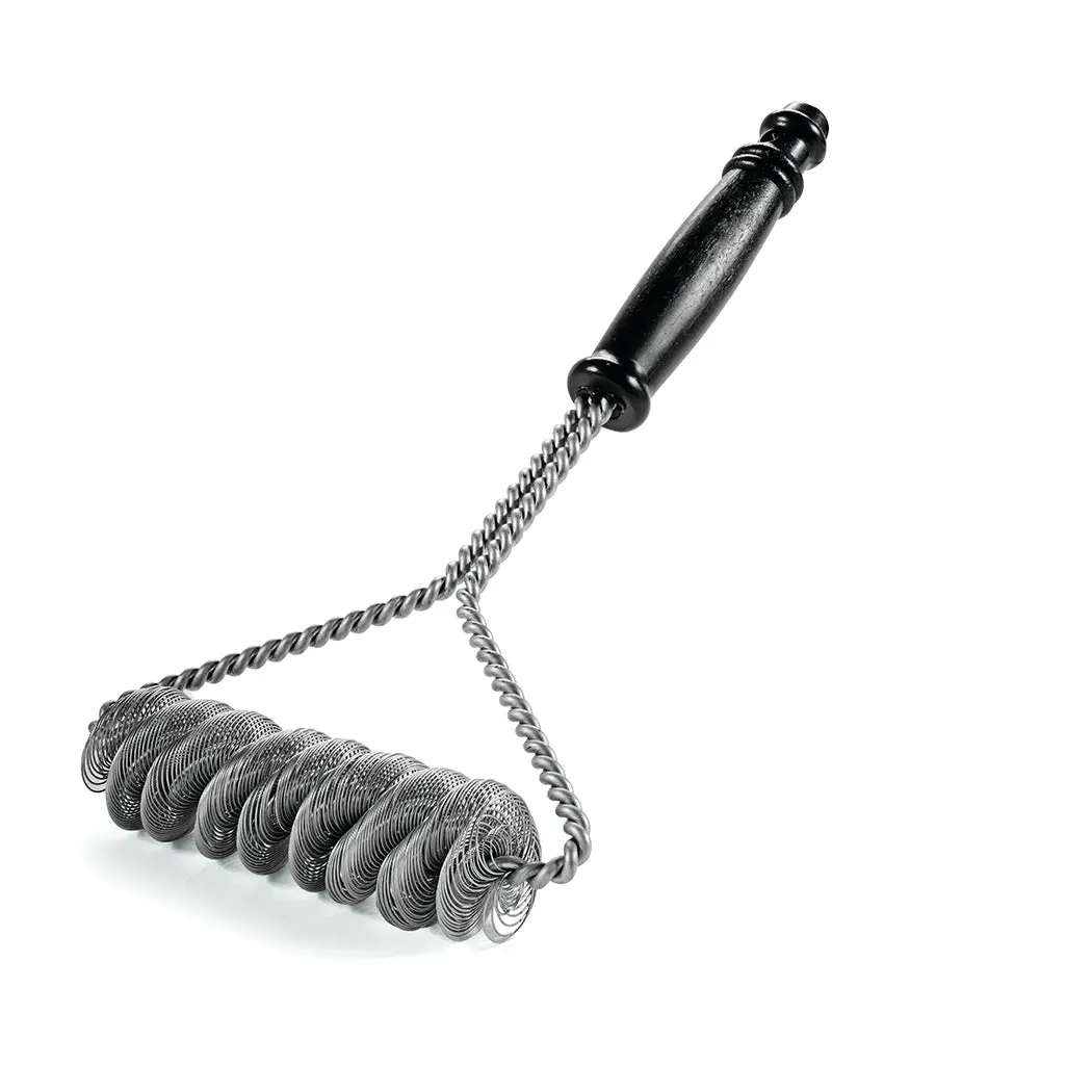 Heavy duty 12" BBQ grill cleaning brush – bristle free