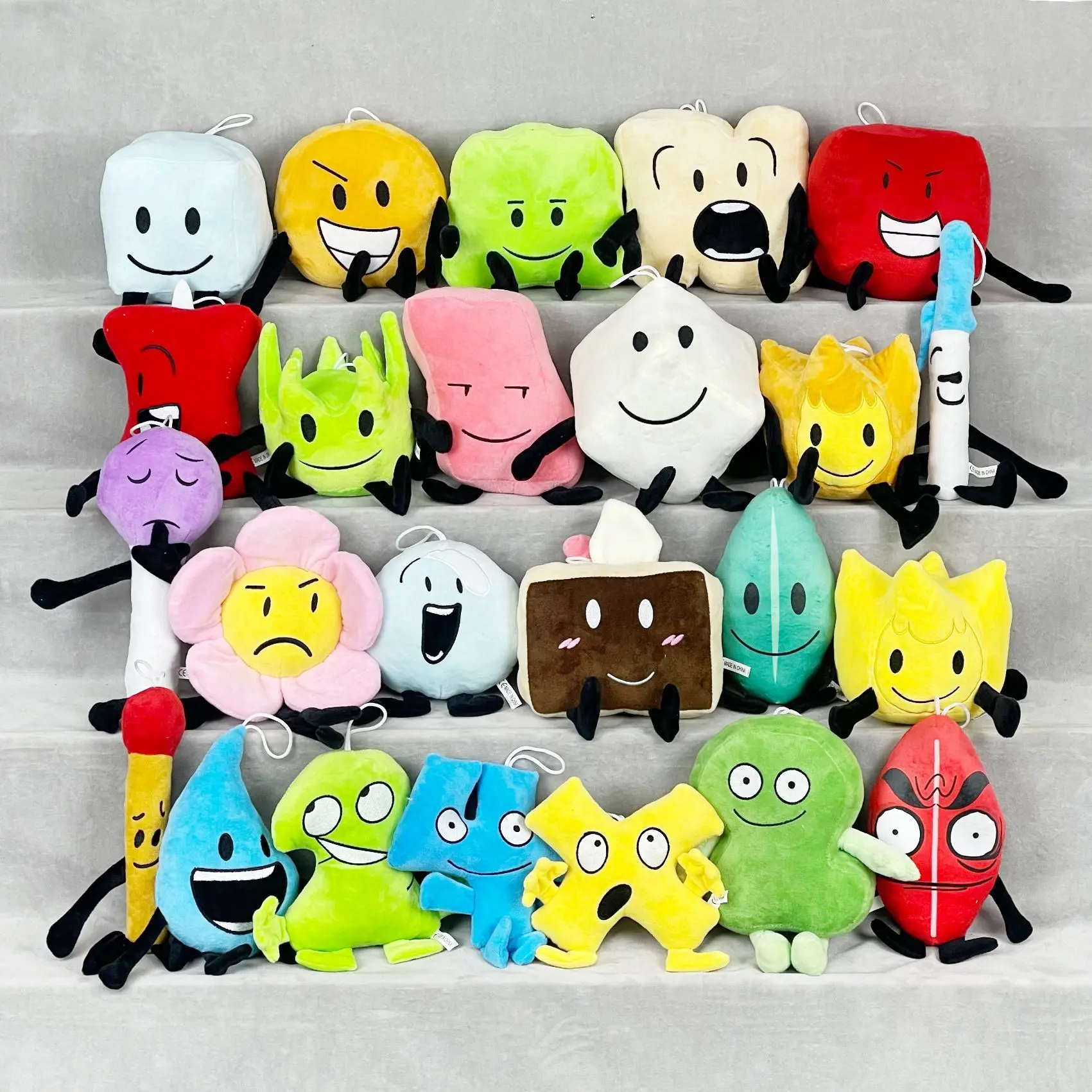 Battle for Dream Island Fluffy Stuffed Toy, Soft Stuffed Animal Collectibles for Kids, Fluffy Stuffed Toys